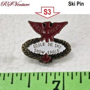 Buy 1 get 1 FREE, New Vintage Grey Rocks Ski Pin